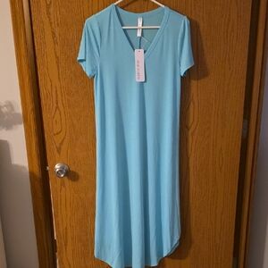 Dear Scarlet Light Green V-Neck Dress